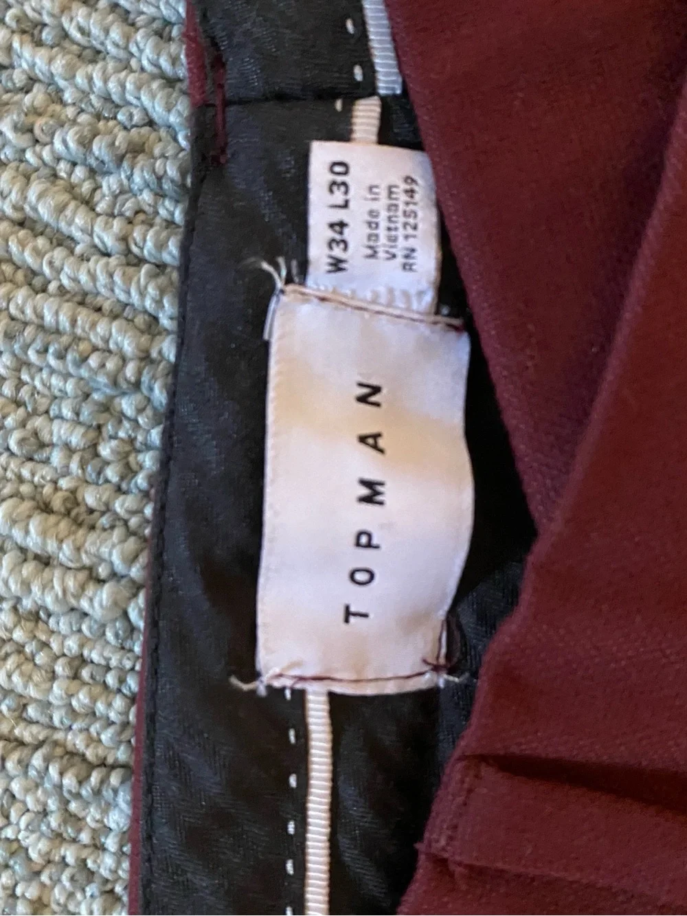 Topman skinny suit